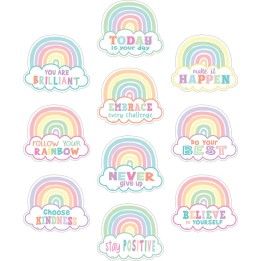 Teacher Created Resources® Pastel Pop Positive Sayings Accents, Pack of 30