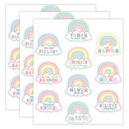 Teacher Created Resources® Pastel Pop Positive Sayings Accents, 30 Per Pack, 3 Packs