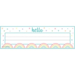 Teacher Created Resources® Pastel Pop Flat Name Plates, Pack of 36