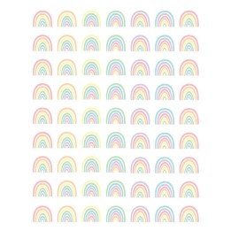 Teacher Created Resources® Pastel Pop Rainbows Mini Stickers