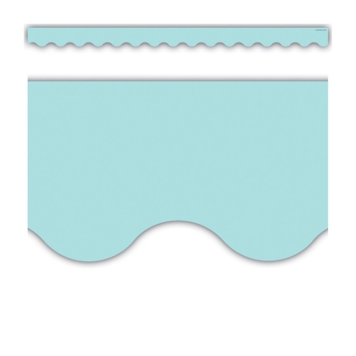 Teacher Created Resources® Pastel Blue Scalloped Border Trim, 35 Feet