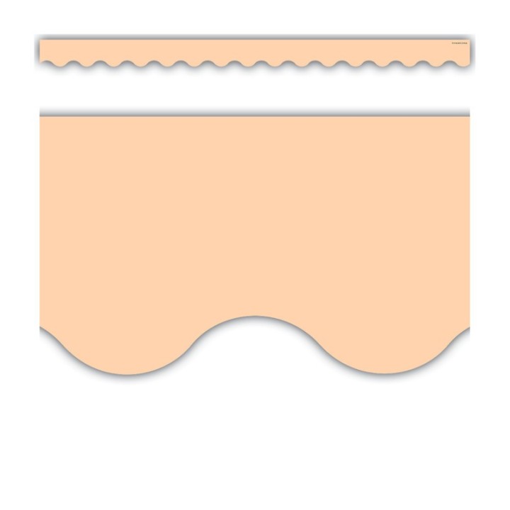 Teacher Created Resources® Peach Scalloped Border Trim, 35 Feet
