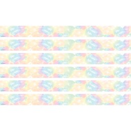 Teacher Created Resources® Pastel Pop Tie-Dye Straight Border Trim, 35 Feet Per Pack, 6 Packs