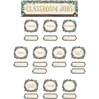 Teacher Created Resources® Eucalyptus Classroom Jobs Mini Bulletin Board Set