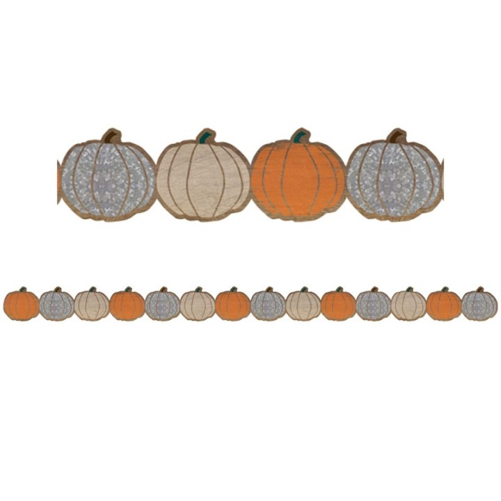 Teacher Created Resources® Home Sweet Classroom Pumpkins Die-Cut Border Trim, 35 Feet