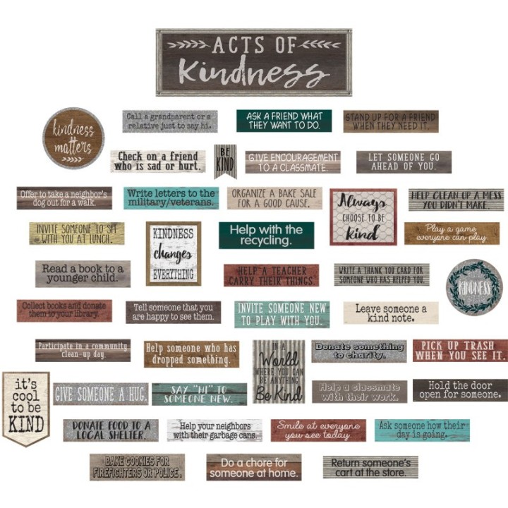 Teacher Created Resources® Home Sweet Classroom Acts of Kindness Bulletin Board Set