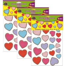 Teacher Created Resources® Home Sweet Classroom Hearts Accents, Assorted Sizes, 60 Per Pack, 3 Packs