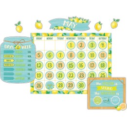 Teacher Created Resources® Lemon Zest Calendar Bulletin Board Set