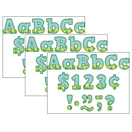 Teacher Created Resources® Lemon Zest Bold Block 4" Letters Combo Pack, 230 Per Pack, 3 Packs