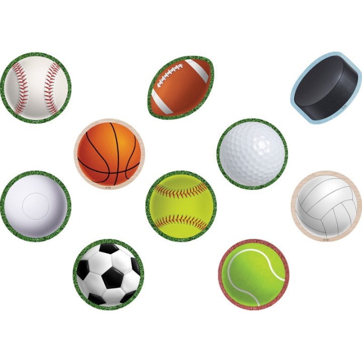 Teacher Created Resources® Sports Mini Accents, Pack of 36