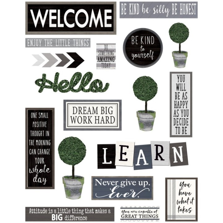 Teacher Created Resources® Modern Farmhouse Wall Décor Bulletin Board Set