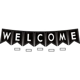 Teacher Created Resources® Modern Farmhouse Pennants Welcome Bulletin Board Set