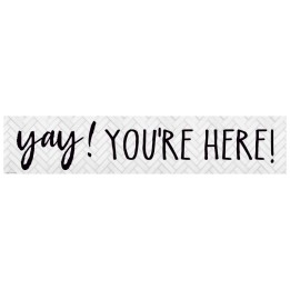 Teacher Created Resources® Modern Farmhouse Yay! You're Here! Banner