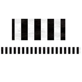 Teacher Created Resources® Modern Farmhouse Black Stripes Straight Border Trim, 35 Feet