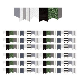 Teacher Created Resources® Modern Farmhouse Pennants Die-Cut Border Trim, 35 Feet, 6 Packs