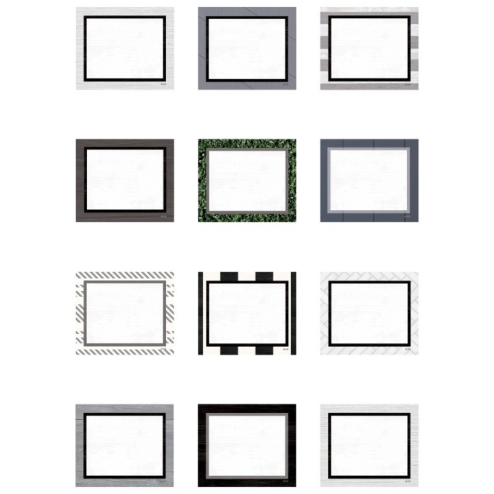 Teacher Created Resources® Modern Farmhouse Blank Cards Mini Accents, Pack of 36