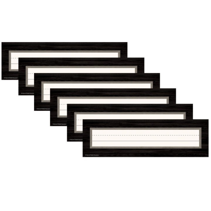 Teacher Created Resources® Modern Farmhouse Flat Name Plates, 36 Per Pack, 6 Packs