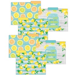Teacher Created Resources® Lemon Zest Letter-Sized File Folders, 12 Per Pack, 2 Packs