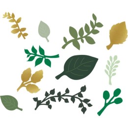 Teacher Created Resources® Green and Gold Paper Leaves, 40 Pieces
