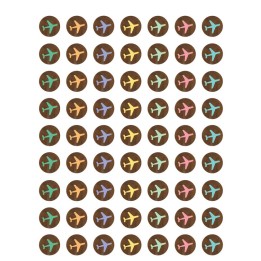 Teacher Created Resources® Travel the Map Airplanes Mini Stickers, Pack of 378