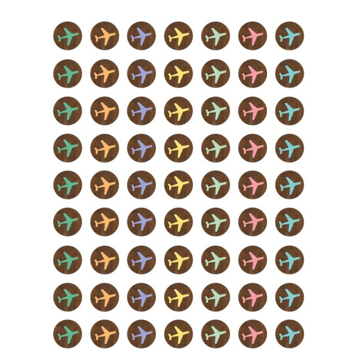Teacher Created Resources® Travel the Map Airplanes Mini Stickers, Pack of 378