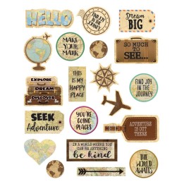 Teacher Created Resources® Travel the Map Stickers, Pack of 120