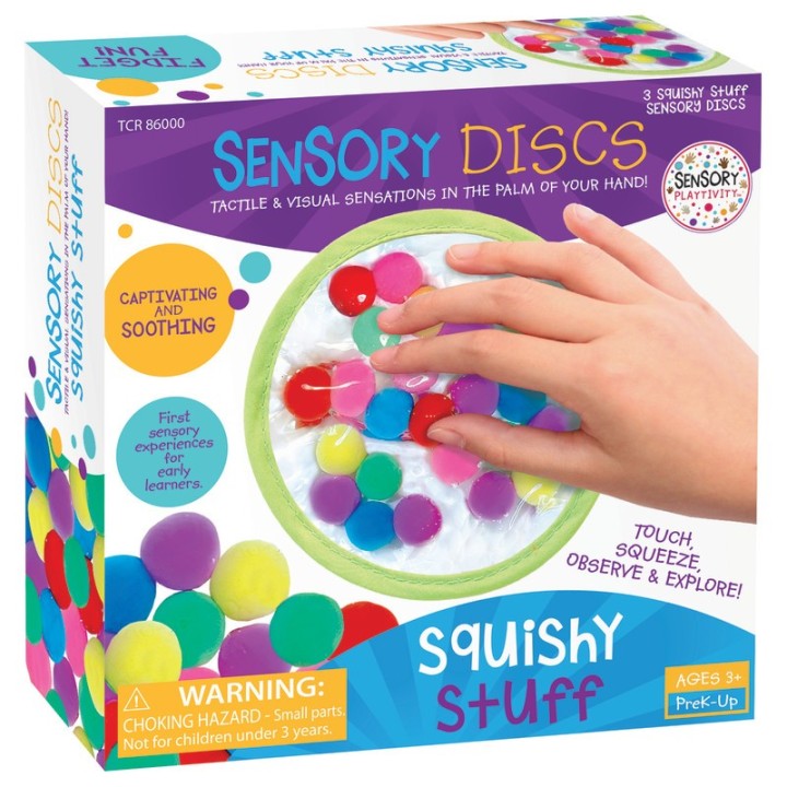 Sensory Playtivity™ Squishy Stuff Sensory Discs 3-Pack