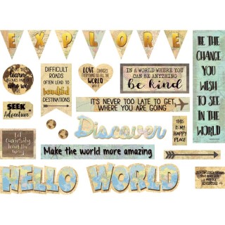 Teacher Created Resources® Travel the Map Mini Bulletin Board Set