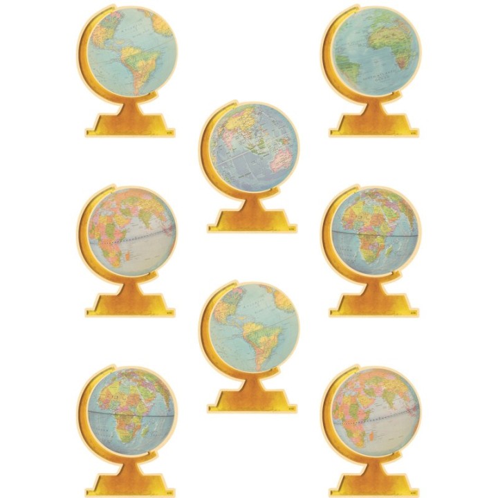 Teacher Created Resources® Travel The Map Globes Accents, Pack of 30