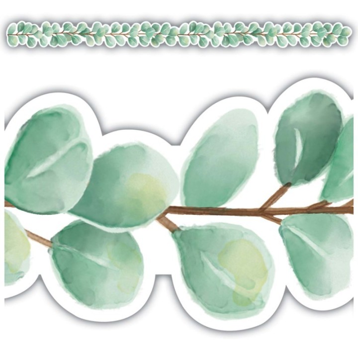 Teacher Created Resources® Eucalyptus Die Cut Border Trim, 35 Feet