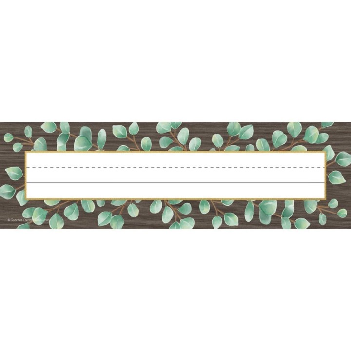 Teacher Created Resources® Eucalyptus Flat Name Plates, Pack of 36