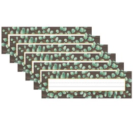 Teacher Created Resources® Eucalyptus Flat Name Plates, 36 Per Pack, 6 Packs