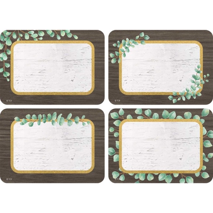 Teacher Created Resources® Eucalyptus Name Tags/Labels Multi-Pack, Pack of 36