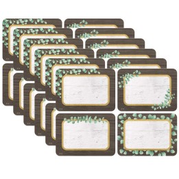 Teacher Created Resources® Eucalyptus Name Tags/Labels Multi-Pack, 36 Per Pack, 6 Packs