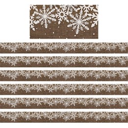Teacher Created Resources® Home Sweet Classroom Winter Straight Border Trim, 35 Feet Per Pack, 6 Packs