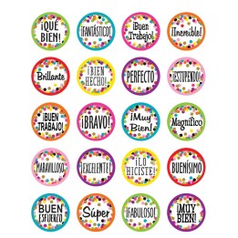 Teacher Created Resources® Confetti Spanish Stickers