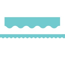 Teacher Created Resources® Light Turquoise Scalloped Border Trim, 35 Feet