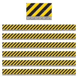 Teacher Created Resources® Under Construction Straight Border Trim, 35 Feet Per Pack, 6 Packs