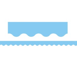 Teacher Created Resources® Light Blue Scalloped Border Trim, 35 Feet
