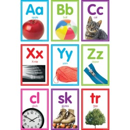 Teacher Created Resources® Colorful Photo Alphabet Cards Bulletin Board Set
