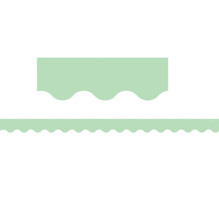 Teacher Created Resources® Mint Green Scalloped Border Trim, 35 Feet