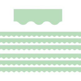 Teacher Created Resources® Mint Green Scalloped Border Trim, 35 Feet Per Pack, 6 Packs