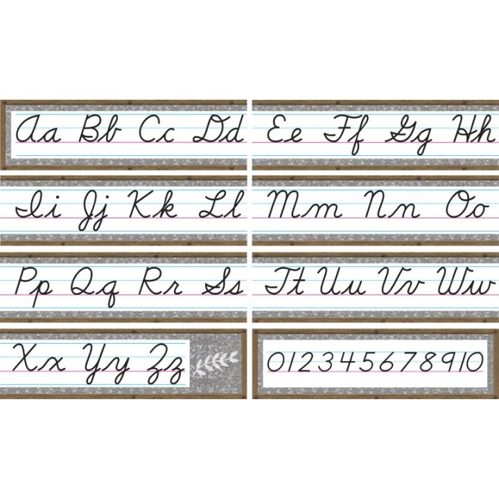 Teacher Created Resources® Home Sweet Classroom Cursive Mini Bulletin Board Set