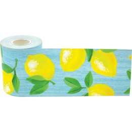 Teacher Created Resources® Lemon Zest Straight Rolled Border Trim, 50 Feet