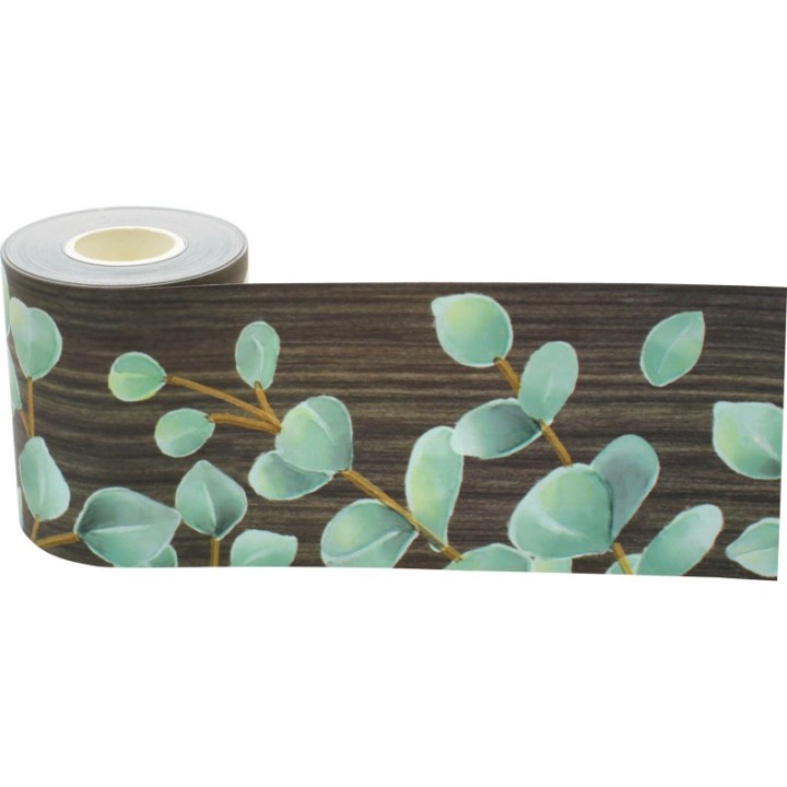 Teacher Created Resources® Eucalyptus Straight Rolled Border Trim, 50 Feet