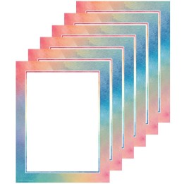 Teacher Created Resources® Watercolor Computer Paper, 50 Sheets Per Pack, 6 Packs