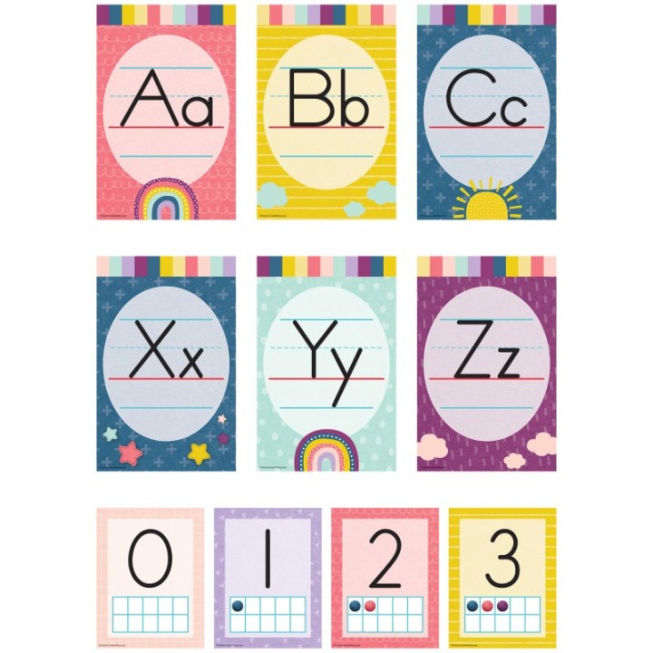Teacher Created Resources® Oh Happy Day Alphabet Bulletin Board Set
