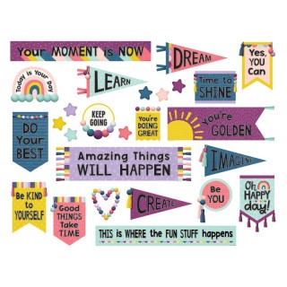 Teacher Created Resources® Oh Happy Day Positive Mini Bulletin Board Set