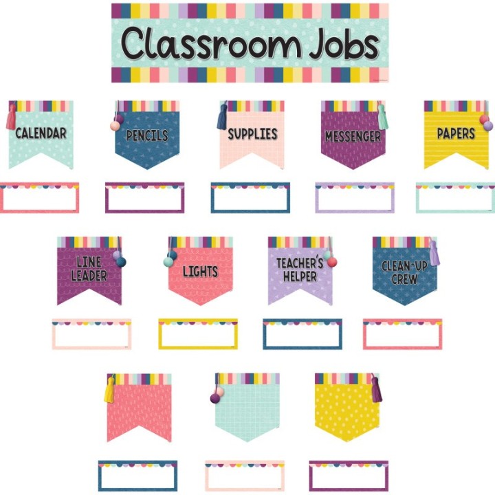 Teacher Created Resources® Oh Happy Day Classroom Jobs Mini Bulletin Board
