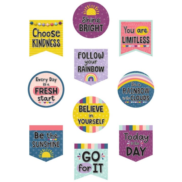 Teacher Created Resources® Oh Happy Day Positive Sayings Accents, Pack of 30